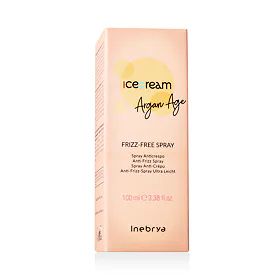 Inebrya Ice Cream Keratin Frizz-Free Spray Περιποίηση μαλλιών χωρίς ξέβγαλμα 100 ml