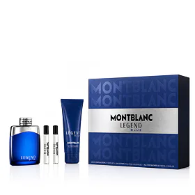 Montblanc Legend Blue σετ για άνδρες Eau de Parfum 100 ml + Αφρόλουτρο 100 ml + Eau de Parfum μινιατ